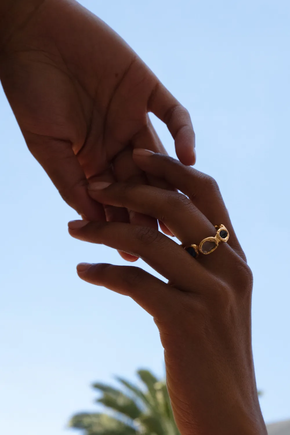 Rainbow Ring in Gold