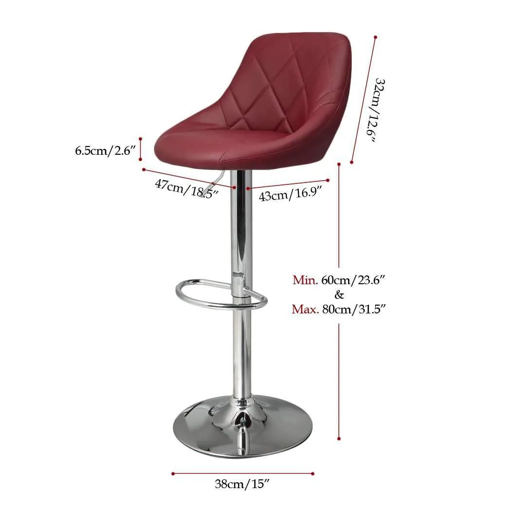 Stainless Steel Adjustable Swivel Bar Stool